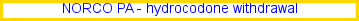 hydrocodone generic, norco pa