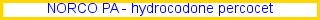 vicodin hydrocodone, tablet pa
